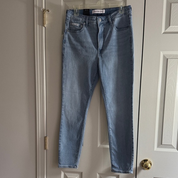 👖 Calvin Klein Jeans High Rise Skinny Ankle – Size 12/31 | NWT - Picture 3 of 11